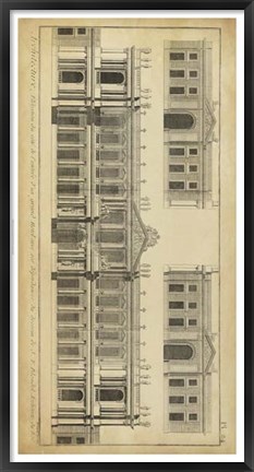 Framed Elevation du Grand Hotel Print