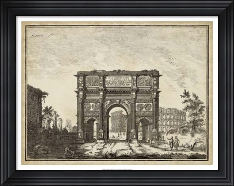 Framed Roman Antiquities I Print