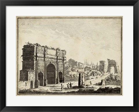 Framed Roman Antiquities II Print