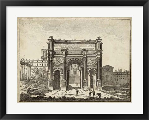 Framed Roman Antiquities III Print