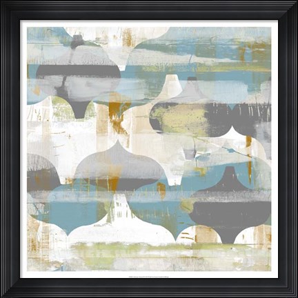 Framed Arabesque Abstract II Print