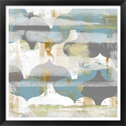 Framed Arabesque Abstract II Print