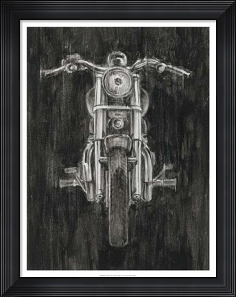 Framed Steel Horse II Print