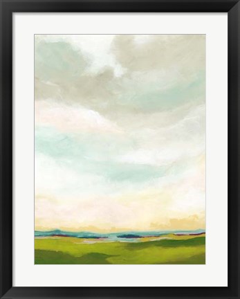 Framed Bright Vista I Print