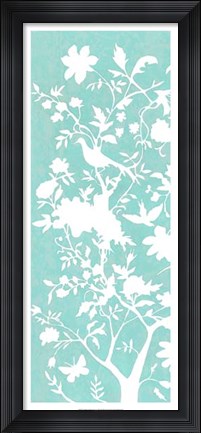 Framed Graphic Chinoiserie I Print