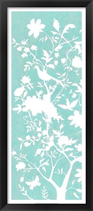 Framed Graphic Chinoiserie I Print