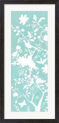 Framed Graphic Chinoiserie I Print