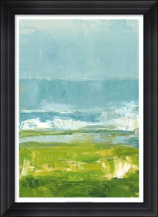 Framed Coastal Overlook I Print