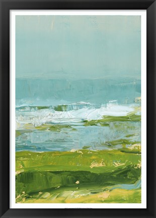 Framed Coastal Overlook II Print