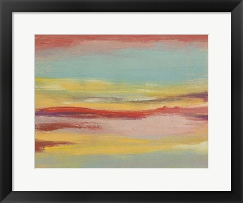 Framed Sunset Study V Print