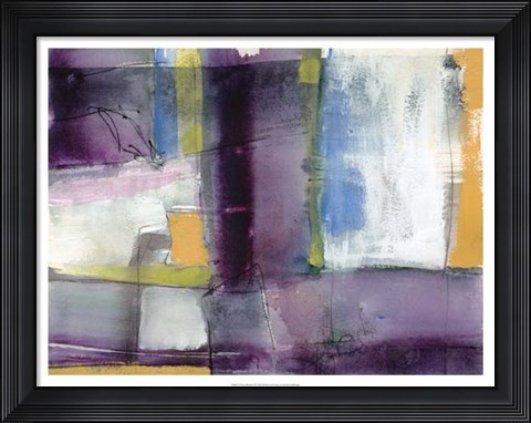 Framed Vibrant Rhythm II Print