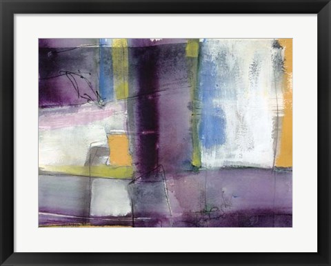 Framed Vibrant Rhythm II Print