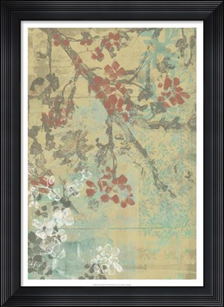 Framed Blossom Panel I Print