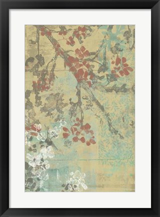 Framed Blossom Panel I Print