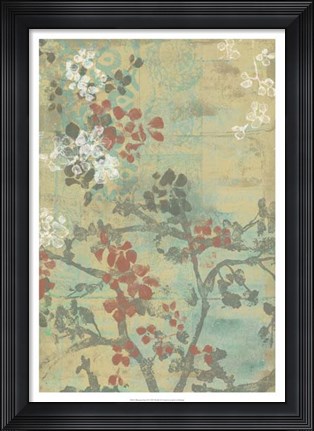 Framed Blossom Panel II Print