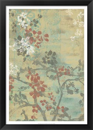 Framed Blossom Panel II Print