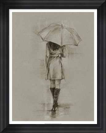 Framed Rainy Day Rendezvous I Print