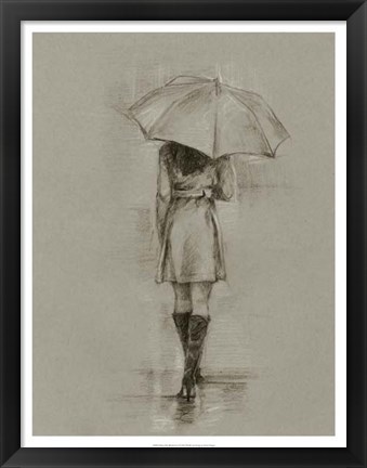 Framed Rainy Day Rendezvous I Print