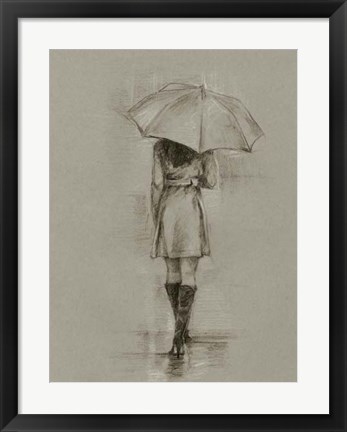 Framed Rainy Day Rendezvous I Print