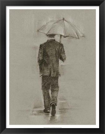 Framed Rainy Day Rendezvous II Print