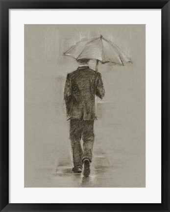 Framed Rainy Day Rendezvous II Print