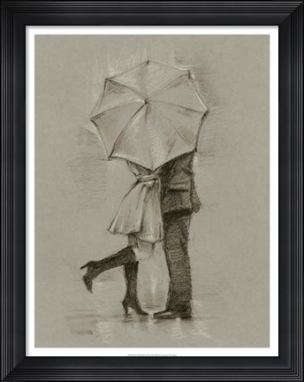 Framed Rainy Day Rendezvous III Print