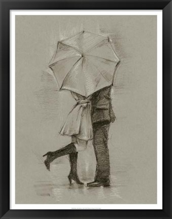 Framed Rainy Day Rendezvous III Print