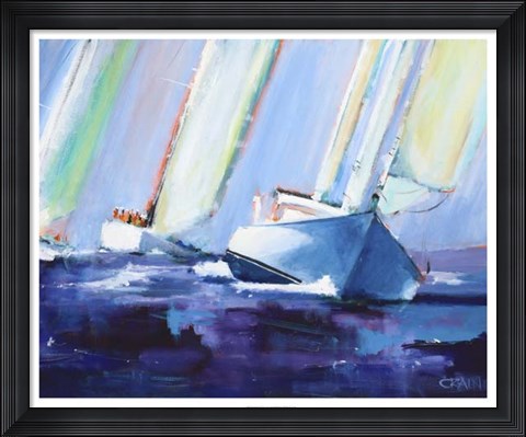 Framed Beating II Print
