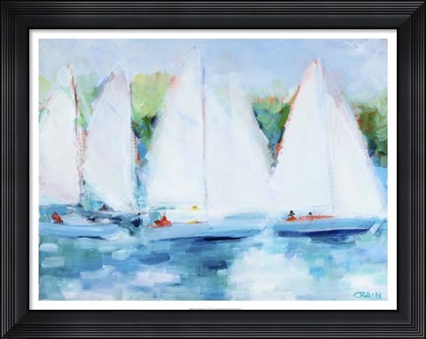 Framed Youth Regatta Print