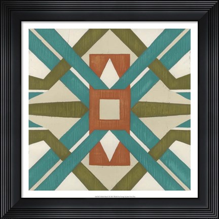 Framed Global Motif I Print
