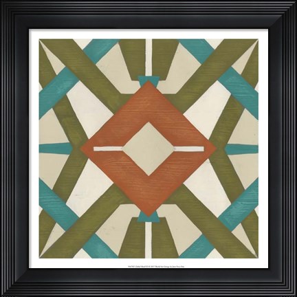 Framed Global Motif III Print