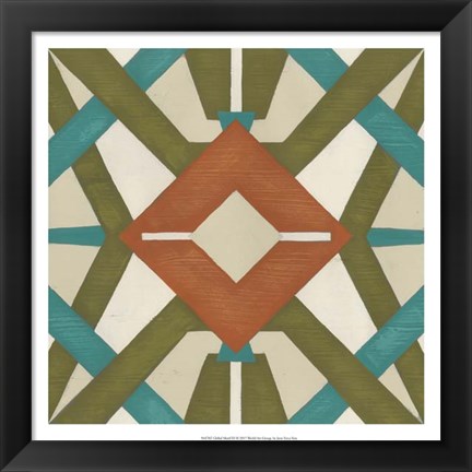 Framed Global Motif III Print