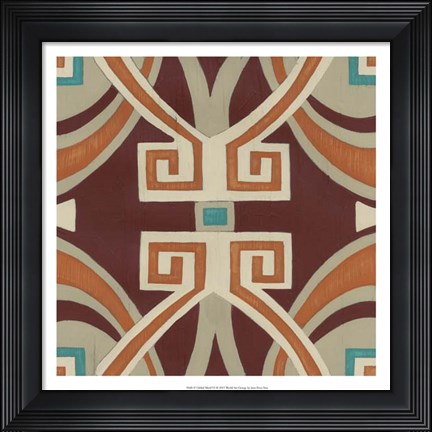 Framed Global Motif VI Print