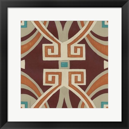 Framed Global Motif VI Print