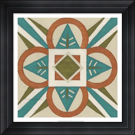 Framed Global Motif VII Print
