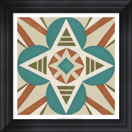 Framed Global Motif IX Print
