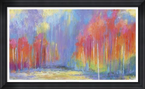 Framed Woods Splash Print