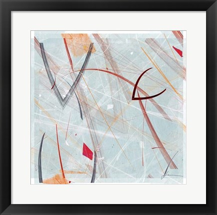Framed Vectora Panel III Print