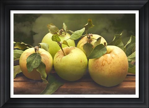Framed Jill&#39;s Green Apples I Print