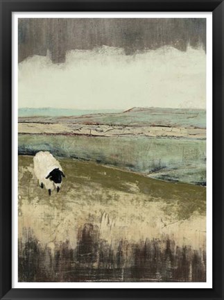 Framed Open Meadow I Print