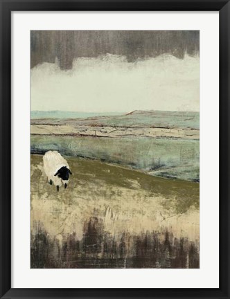 Framed Open Meadow I Print