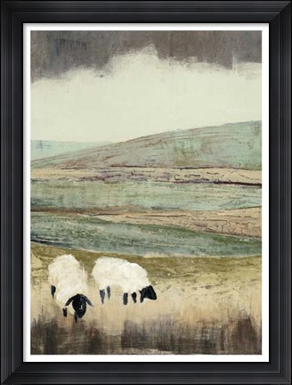 Framed Open Meadow II Print