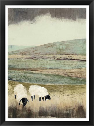 Framed Open Meadow II Print