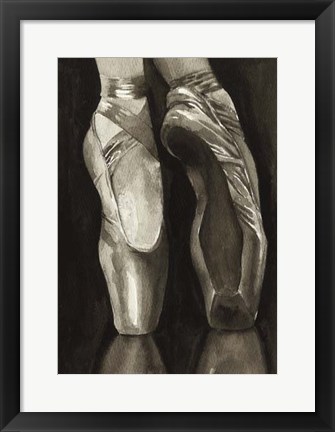 Framed Ballet Shoes I Print