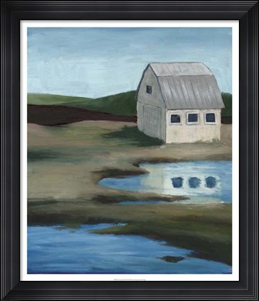 Framed Farmstead II Print