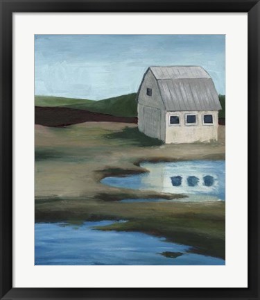 Framed Farmstead II Print