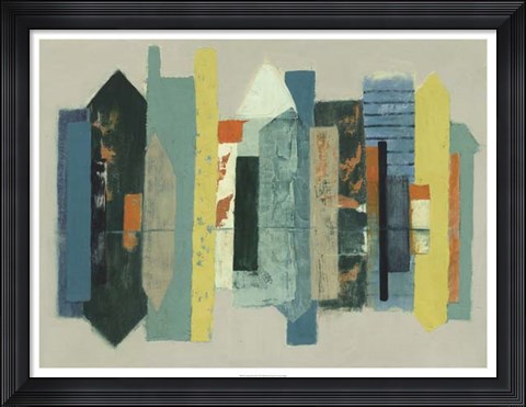 Framed Urban Echo II Print