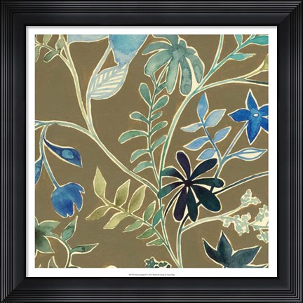 Framed Flower Garland IV Print