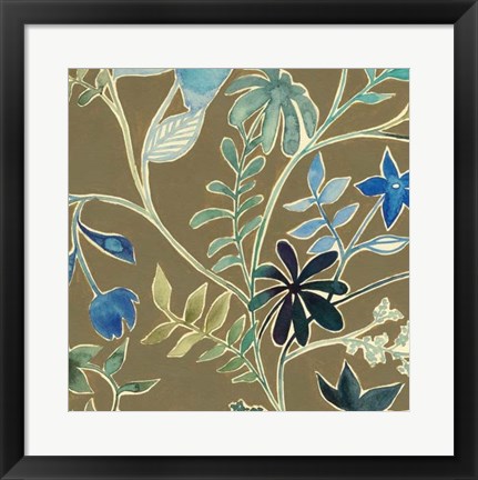 Framed Flower Garland IV Print
