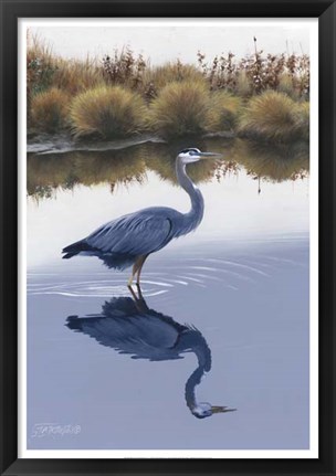 Framed Blackwater Reflections I Print